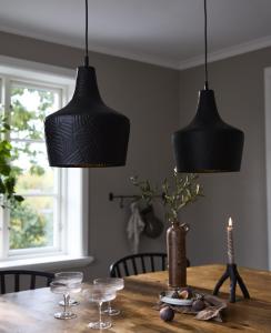 Taklampa Svart PR Home Ribble 25cm