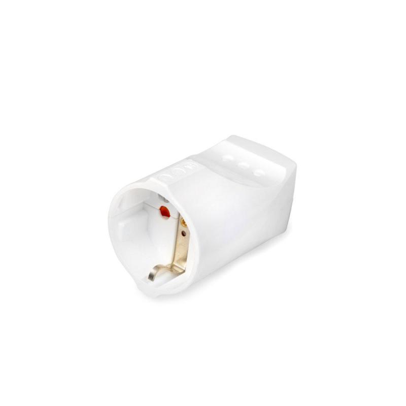 PR Home Skarvuttag Med Petskydd Vit EUR1 at lavanille