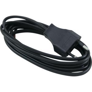 PR Home Sladdställ 2m EU Svart Flat 2x0,75