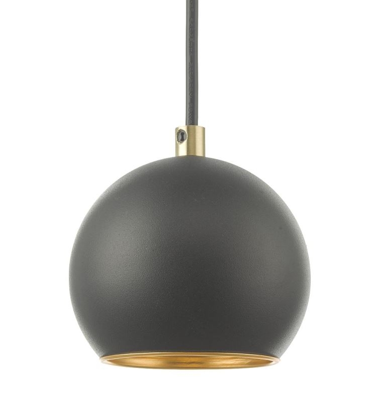 Oriva Globe Fönsterlampa Svart/Guld 10cm