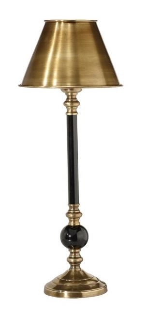 PR Home Abbey Bordslampa Med Lampskärm Mässing 57cm