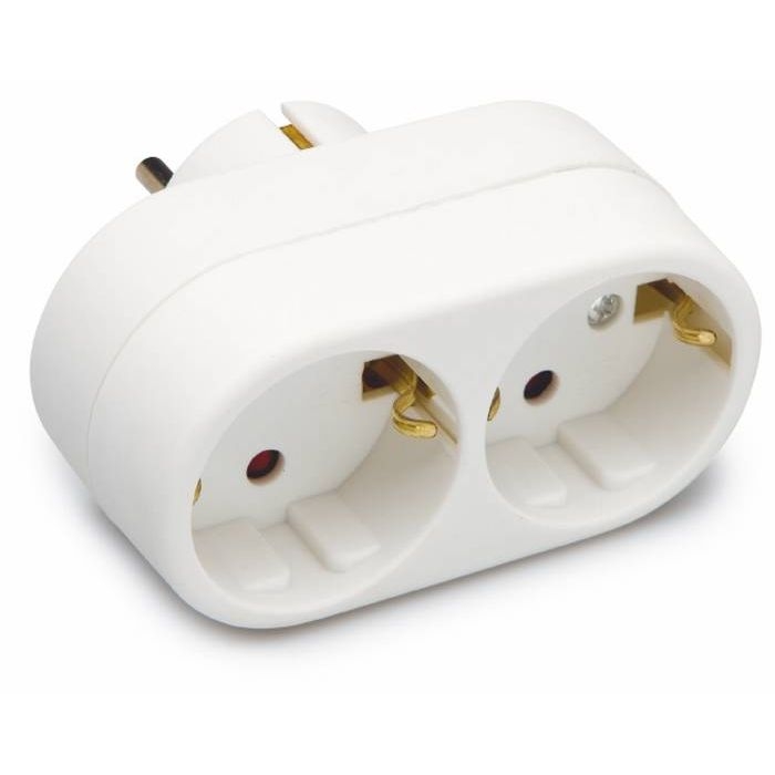 PR Home Grenkontakt Vägg 2 Vit at lavanille