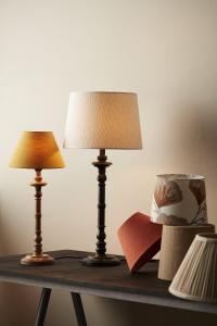 Lampfot Trä Svart PR Home Joy 50cm