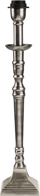 PR Home Salong Lampfot Antiksilver 33cm