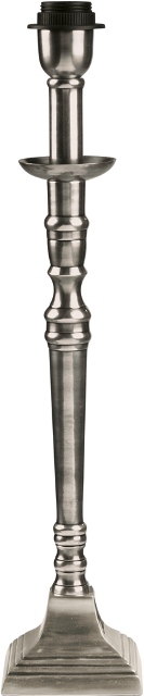 PR Home Salong Lampfot Antiksilver 42cm
