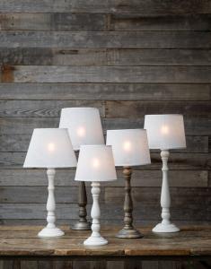 PR Home Oval Lampskärm Willow Vit/Vit 20cm