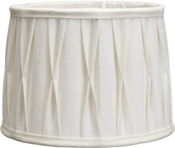 Lampskärm Offwhite Stygn Plissé PR Home Sofia 25cm at lavanille