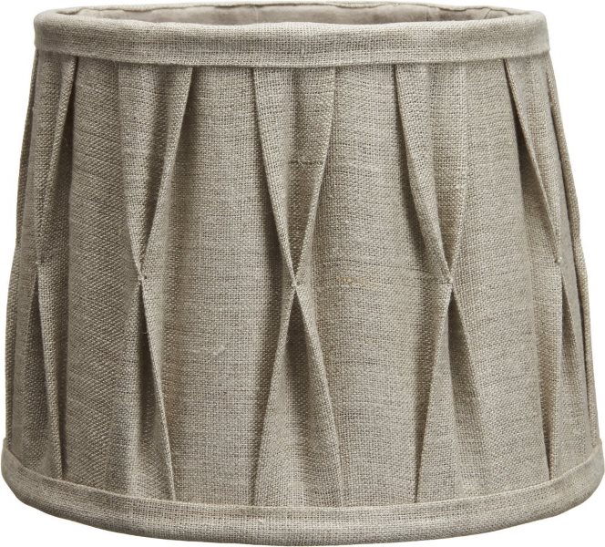 PR Home Sofia Lampskärm Stygn Plissé Natur 40cm