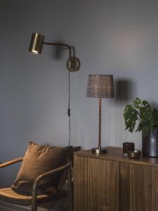 Vägglampa Antikmässing PR Home Nora 25cm