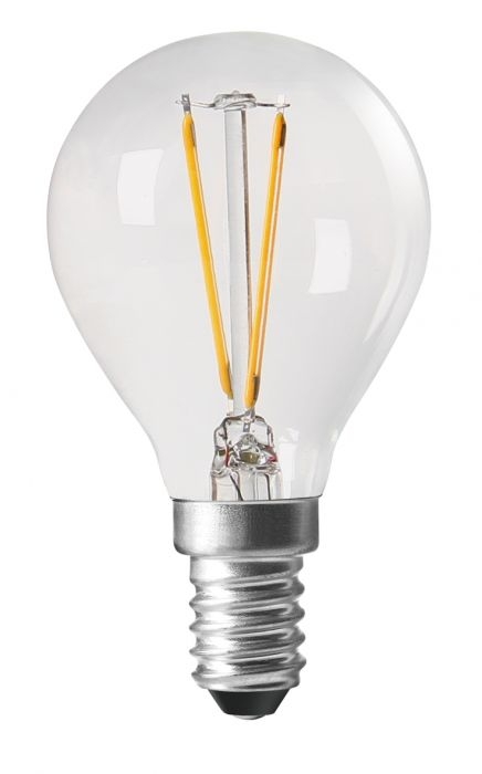 PR Home Shine LED Filament Ljuskälla Klar E14 2,5W at lavanille