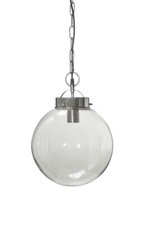 Taklampa Glas Antiksilver PR Home Normandy 30cm at lavanille