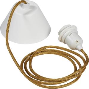 PR Home Takupphänge Textil Guld E27