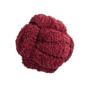 Prydnadskudde Fuskpäls Lilo Vinröd 25cm Svanefors