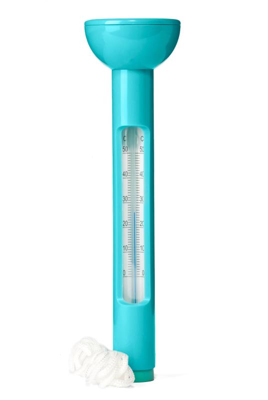 Queen Anne Badtermometer Turkos at lavanille