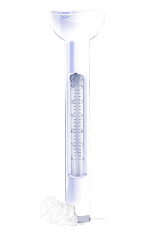 Queen Anne Badtermometer Vit at lavanille