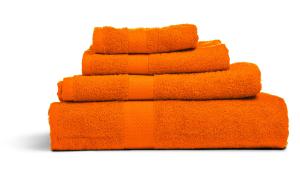 Queen Anne Frottébadlakan Orange 65x130cm