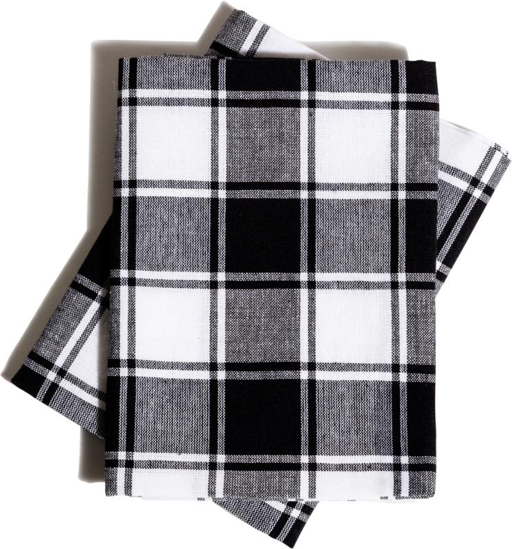 Queen Anne Kökshanddukar 2-Pack Svart 45x65cm at lavanille
