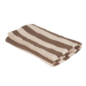 Randig Bordsduk Fondaco Amalia Nougat 140x300cm
