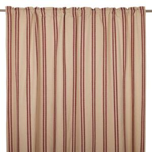 Randig Gardin Fondaco Hedvig Linnebeige 140x250cm 2-Pack