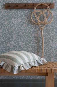 Randigt Kuddfodral Amalia Lindgrön 45x45cm Fondaco