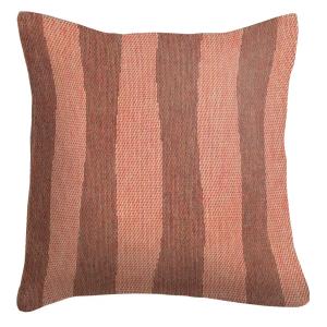 Randigt Kuddfodral Ekelund Vilma Brun 40x40cm