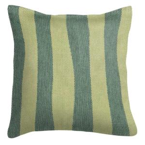 Randigt Kuddfodral Ekelund Vilma Grön 40x40cm
