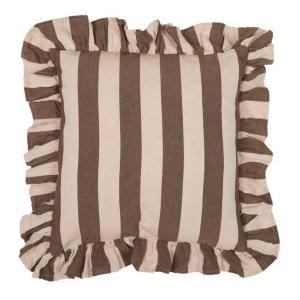 Randigt Kuddfodral Fondaco Amalia Nougat 45x45cm
