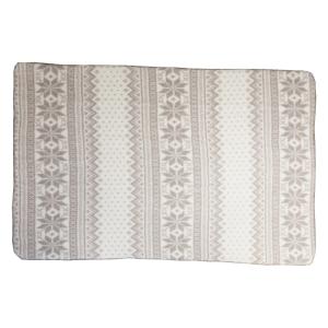 Fleecepläd Bergen Beige 130x170cm Redlunds