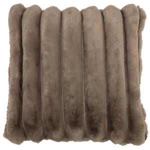 Kuddfodral Fuskpäls Brooklyn Brun 50x50cm Redlunds