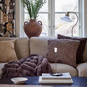 Pläd Brun Redlunds Brooklyn 130x170cm