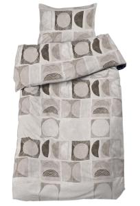 Påslakanset Beige Redlunds Como 150x210cm