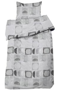 Påslakanset Grå Redlunds Como 150x210cm