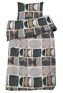 Påslakanset Grön Redlunds Como 150x210cm