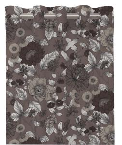 Öljettgardin Brun 2-Pack Redlunds Dahlia 120x240cm