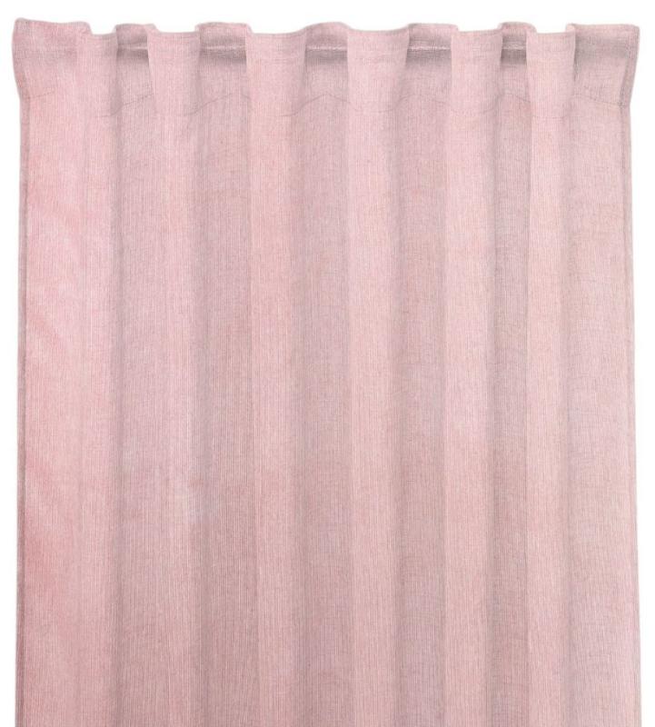 Ljusrosa Gardin Redlunds Eddie Gardin Manchester 140x250cm at lavanille