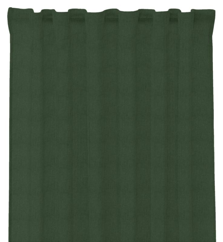 Mörkgrön Gardin 2-Pack Redlunds Eddie 140x250cm at lavanille