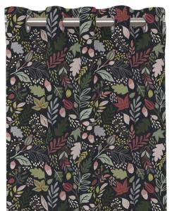 Öljettgardin Plommon 2-Pack Redlunds Ekbacken 140x240cm
