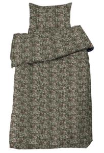 Påslakanset Bäckebölja Blommigt Elvira Grön 150x210cm Redlunds