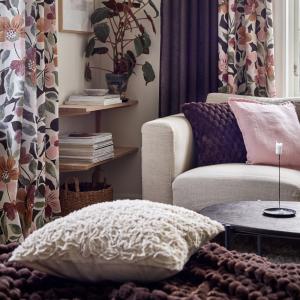 Kuddfodral Grace Fuskpäls Brun 45x45cm Redlunds