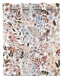 Öljettgardin Taupe 2-Pack Redlunds Ida 140x240cm