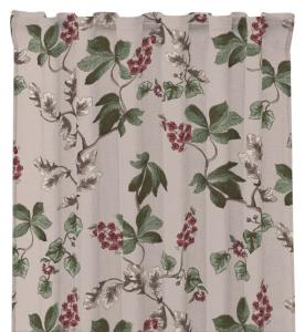 Gardin Linnebeige/Grön 2-Pack Redlunds Ingrid 145x250cm