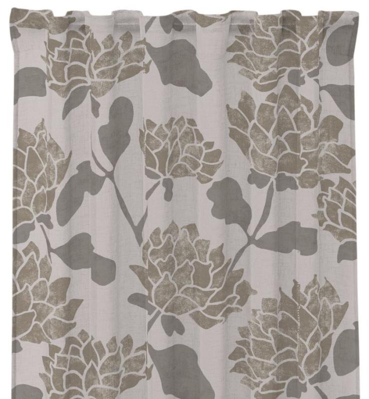 Gardin Linnebeige 2-Pack Redlunds Kensington 120x250cm at lavanille