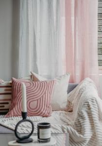 Linnegardin Ljusrosa 2-Pack Redlunds Linn 140x250cm