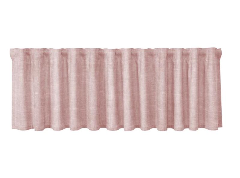 Gardinkappa Ljusrosa Redlunds Linn 50x250cm at lavanille