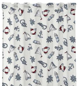 Vit Gardin 2-Pack Redlunds Maritim 120x240cm