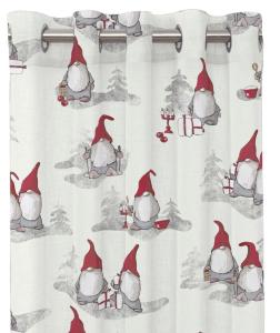 Redlunds Midnatt Råder Öljettlängder Vit 2-Pack 120x240cm