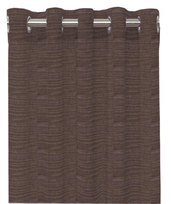 Öljettgardin Brun Redlunds 2-Pack Noah 140x240cm at lavanille
