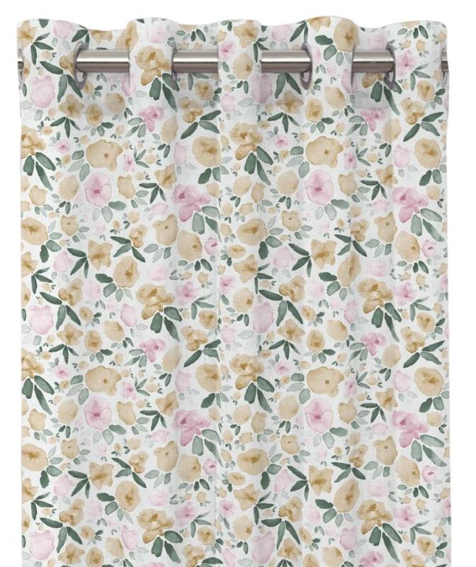 Öljettgardin Gul Redlunds Saga 2-Pack 140x240cm at lavanille