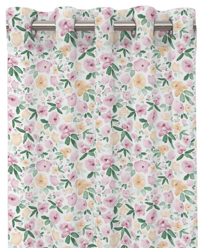 Redlunds Saga Öljettlängder Rosa 2-Pack 140x240cm at lavanille