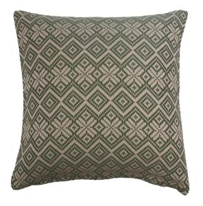 Redlunds Signe Kuddfodral Grön/Linne 45x45cm